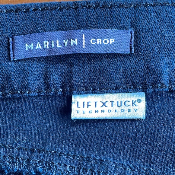 NYDJ Marilyn Crop Cuffed Denim Capri Jeans. Plus Size 18W. True Black. NWT - Picture 5 of 15